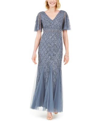 Adrianna Papell Beaded Gown ☀ Reviews ...